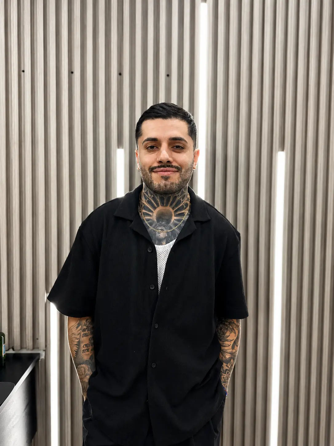 Nicolás, barbero en GOAT Barbería